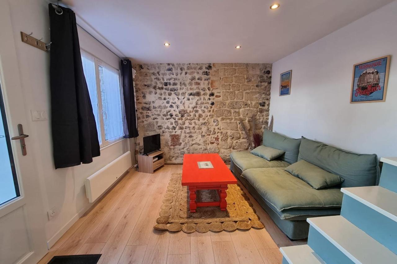 Les Chabannettes - Maisonette&Terrasse 2P - Herz von Honfleur Exterior foto
